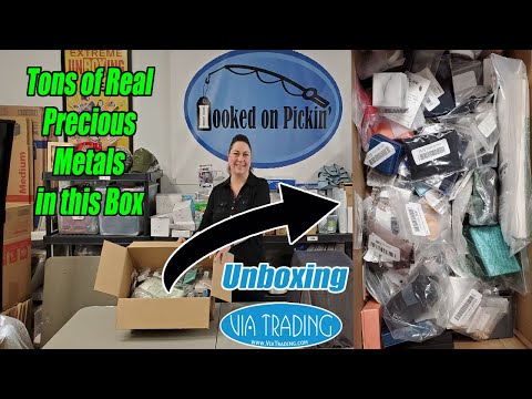 Unboxing a Via Trading box - Tons of Precious Metals in this box - Buy Direct from this video!