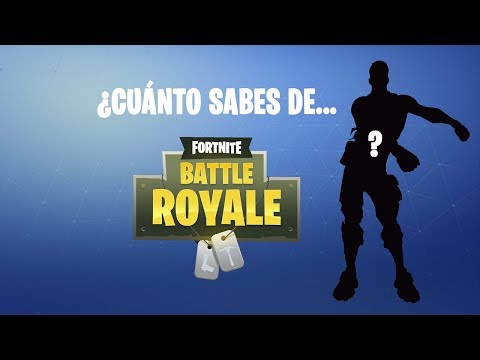 ¿Cuánto sabes de Fortnite Battle Royale? | Examen Fortnite #1 (Test / Quiz)