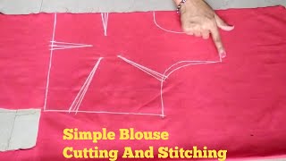 Blouse Cutting and StitchingSimple Blouse Cutting 