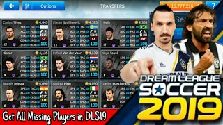 How To Get All Missing Players in Dream League Soccer 2019