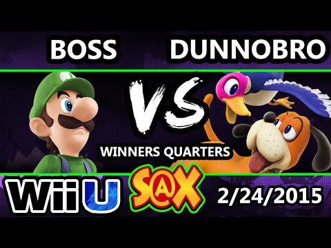 S@X - WS | Boss (Luigi) Vs. Dunnobro (Duck Hunt) SSB4 Winners Quarters - Smash For Wii U