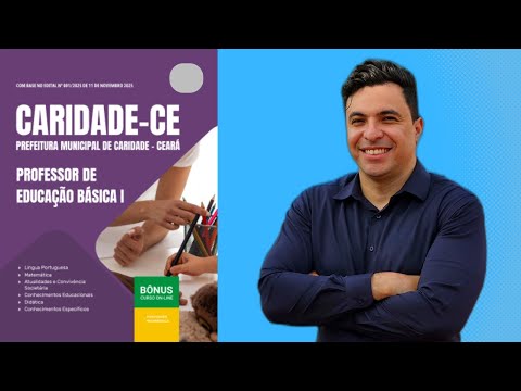 Apostila Concurso Prefeitura de Caridade-CE 2025 - Professor de Educação Básica I