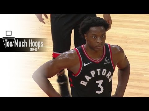 OG Anunoby - 4 huge blocks, 4 dunks, 17 pts, 7/11 fg, 3/6 3PT - Full Highlights w Defense 10.26.2019