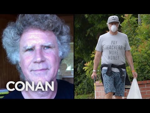 Will Ferrell's T-Shirts Are Nobler Than Conan's | CONAN on TBS