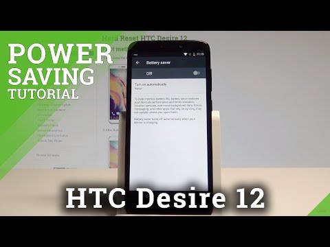 How to Enable Battery Saver on HTC Desire 12 - Power Saving Mode |HardReset.Info