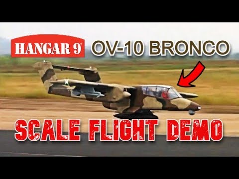 The Hangar 9 OV-10 Bronco: SCALE FLIGHT DEMO w/ Leo Huerta!