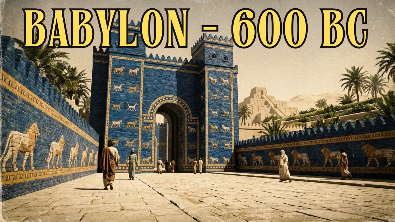 Babylon in 600 BC — Inside the World’s Greatest Ancient City (AI Reconstruction)