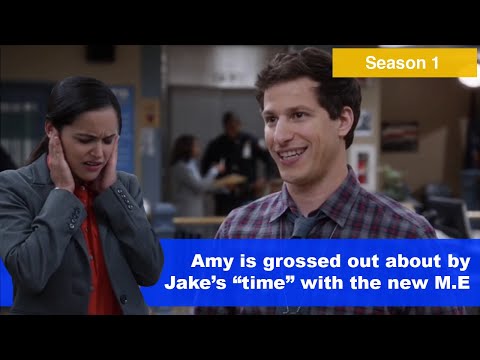 Jake & Amy 1x04 [5/5] (Amy is grossed out about Jake’s “time” with the new M.E)