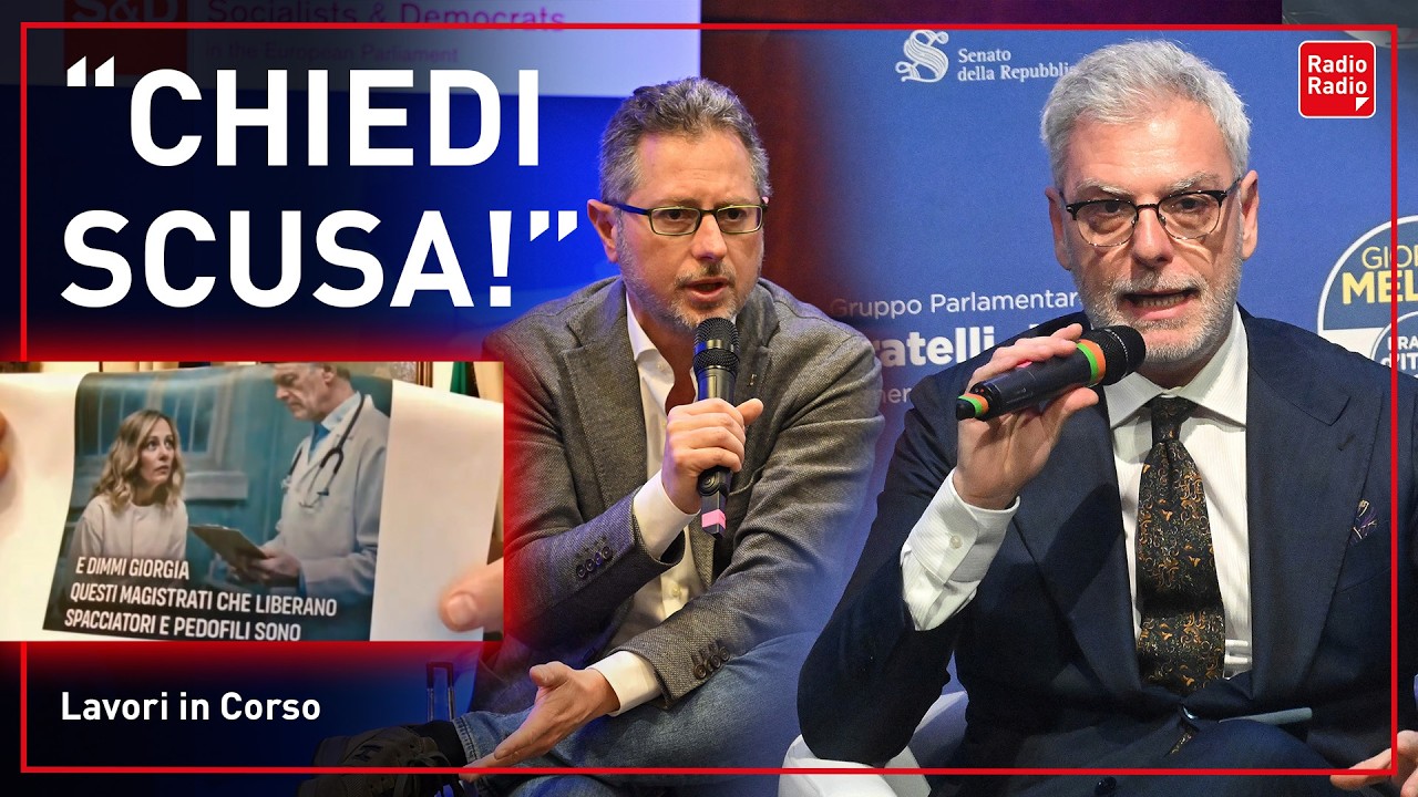 MOLLICONE - BORRELLI: LITE REFERENDUM IN DIRETTA ▷ CHIEDI SCUSA A MELONI E AI PAZIENTI PSICHIATRICI!