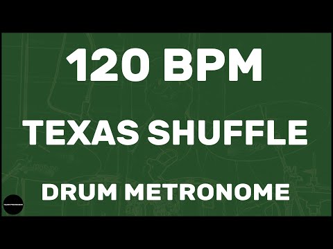 Texas Shuffle | Drum Metronome Loop | 120 BPM