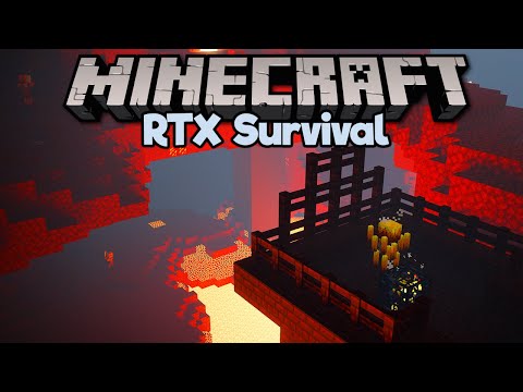 Pixlriffs - Raiding a Nether Fortress in Minecraft RTX! ▫ Minecraft RTX Survival Let's Play [Part 3]
