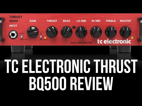 TC Electronic BQ500 Thrust Compact Bass Guitar Amp Head Red Bild 3