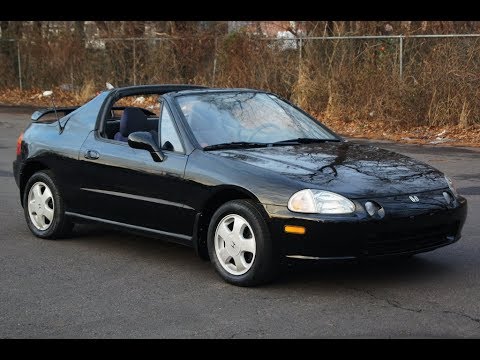 Thumbnail for 1994 Honda Civic Del Sol Targa Top 5-Speed Manual Black by Honda Civic