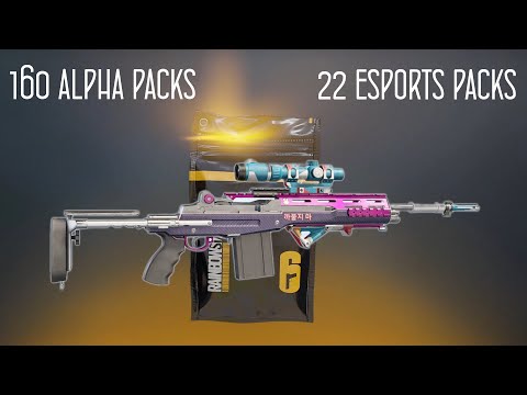 Opening 160 Alpha Packs & 22 Esports Packs