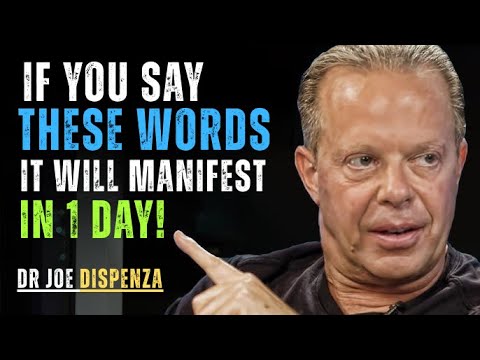 These 3 Words Will Manifest Your Dreams Into Reality! JOE DISPENZA MOTIVATION.