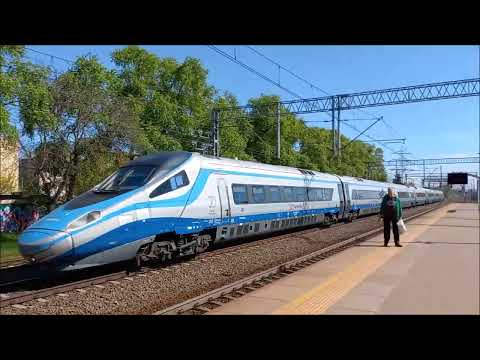 PKP IC EIP Pendolino Trains in Warsaw (APR'22)