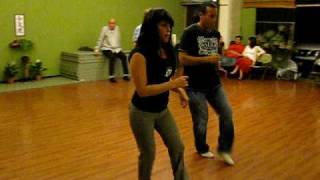 preview picture of video 'Jamie Calderon's Intermediate Salsa #4'