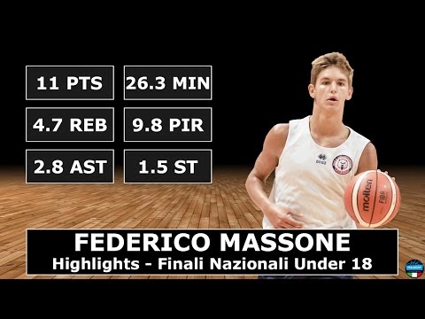 Federico Massone - Highlights - Finali Nazionali U18 Eccellenza 2016