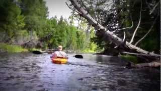 preview picture of video 'Kayaking the Au Sable River - Paddlebrave to Smith Bridge'