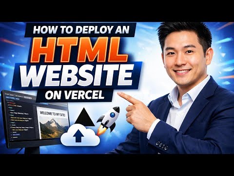 How to DEPLOY an HTML WEBSITE on Vercel (Step by Step)