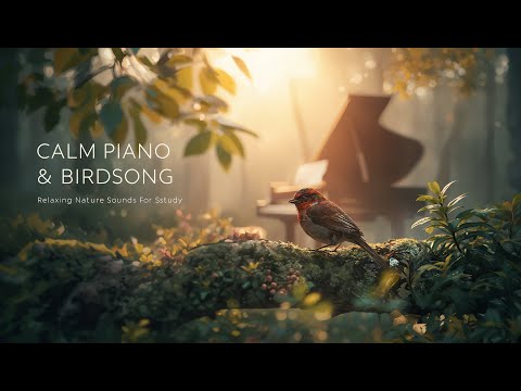 Calm Piano & Birdsong 🌿 | Relaxing Nature Sounds for Focus, Study