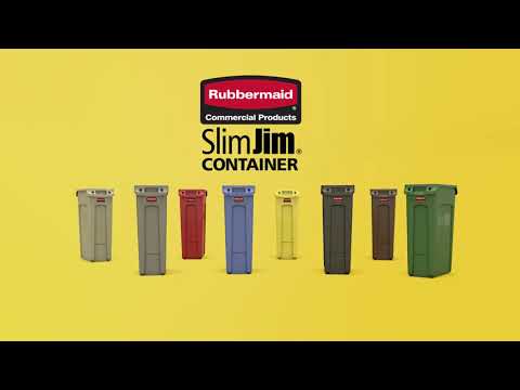 Product video for Vented Slim Jim® 16 Gal Gray