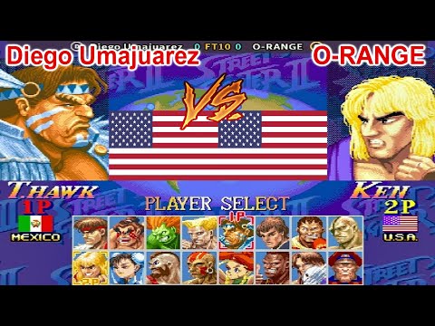 Hyper Street Fighter II: The Anniversary Edition - Diego Umajuarez vs O-RANGE FT10