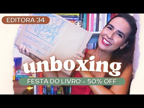 UNBOXING FESTA DO LIVRO DA USP (EDITORA 34) | Ana Carolina Wagner