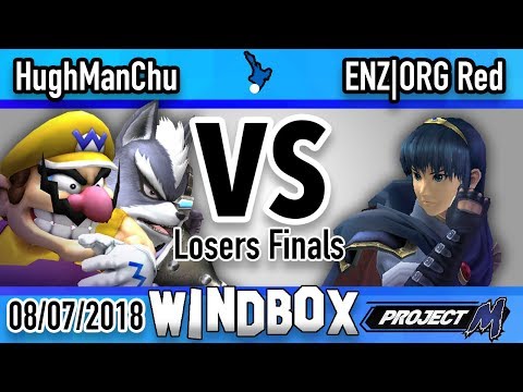 Windbox #8: HughManChu (Wolf, Wario) Vs. ENZ|ORG Red (Marth) - LF Project M