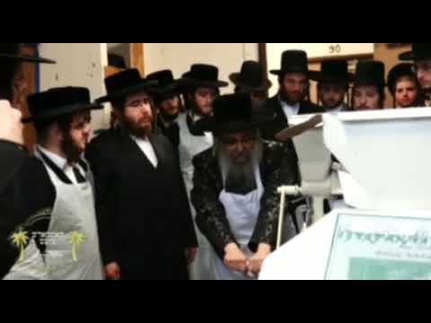 Satmar Rebbe R' Aharon Grinding Wheat For Matzah - Adar II 5782
