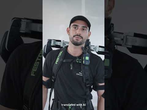 Festool ExoActive makes work easier 👏🔋