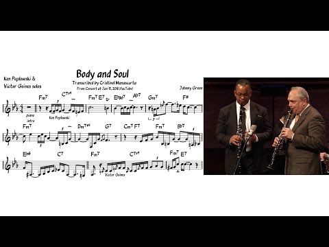 Ken Peplowski & Victor Goines - Body and Soul (transcription)