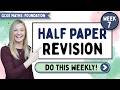 Half Past Paper Week 7 Foundation Edexcel GCSE Maths Maths Revision
