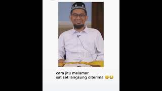 Download lagu Ustadz Adi Hidayat (Cara jitu melamar perempuan) mp3