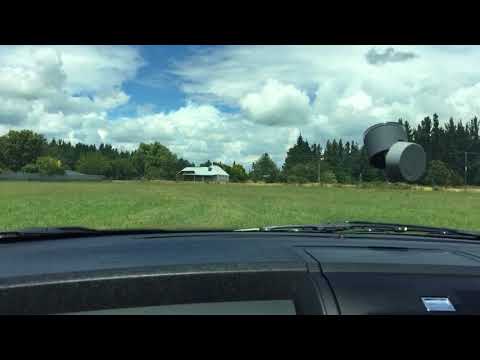 Ava learning to drive Turangi paddock