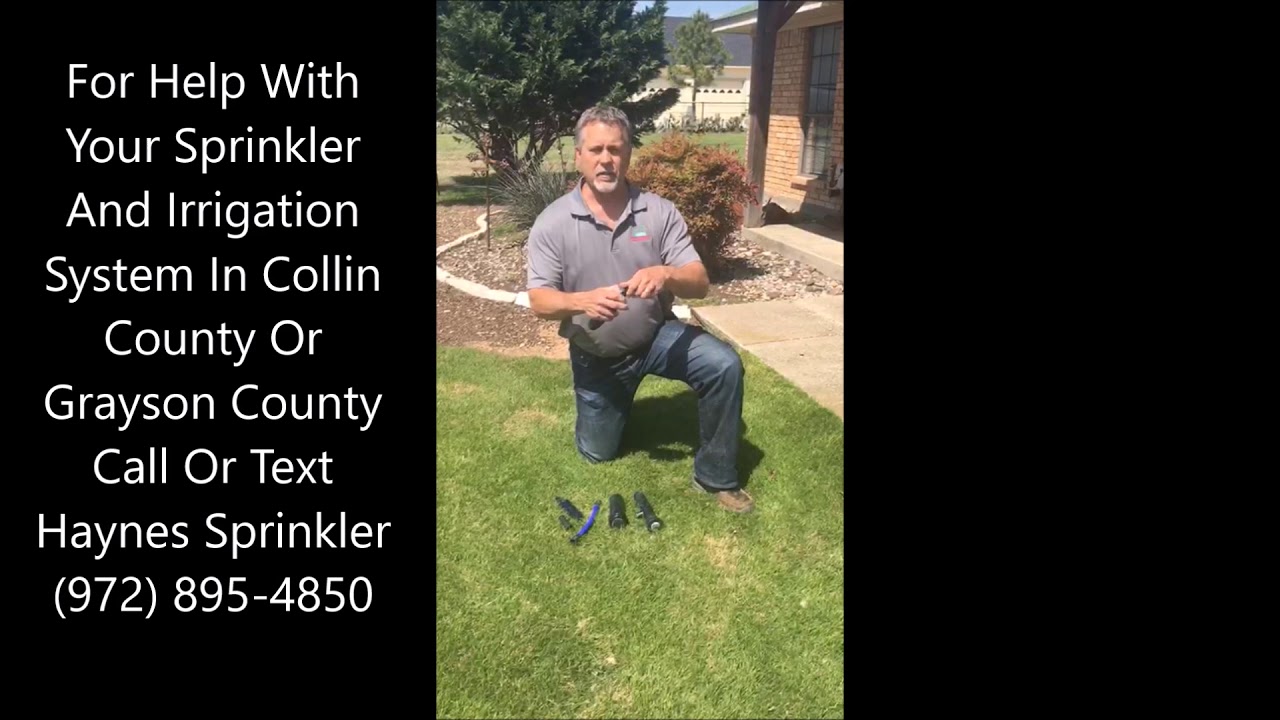 Sprinkler Nozzle Filter Repair And Replacement In McKinney And Collin County And Grayson County