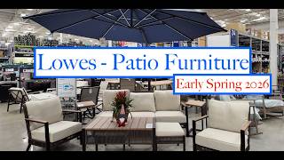 Lowes Patio Furniture !! NEW