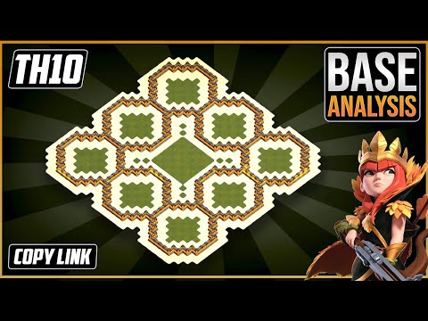 The ULTIMATE TH10 HYBRID/TROPHY[defense] Base 2021! Town Hall 10 Trophy Base Design - Clash of Clans