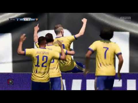 FIFA 18 ROAD TO CO-OP CHAMPIONS PART 1 - BARCELONA VS JUVENTUS - FIFA 18 Co-Op Seasons Gameplay