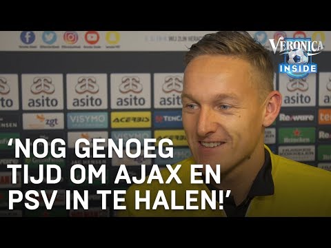 Toornstra: 'Nog genoeg wedstrijden om in te lopen op PSV en Ajax' | VERONICA INSIDE