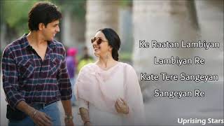 Download lagu Raataan Lambiyan Lyrics | Shershaah | Sidharth, Kiara | Tanishk Bagchi |Jubin Nautiyal |Asees Kaur mp3