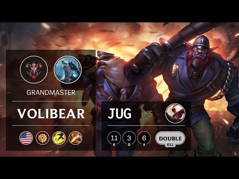 Volibear Jungle vs Lee Sin - NA Grandmaster Patch 9.18