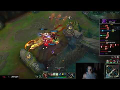 Fountain Draven Ult Kill - Tyler1 - League of Legends