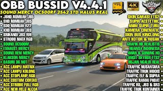 Download lagu OBB BUSSID V4.4.1‼️SOUND MERCY OC500RF HALUS STD REAL | ACC STROBO MATA RGB LAMPU MATEIX | GRAFIK HD mp3