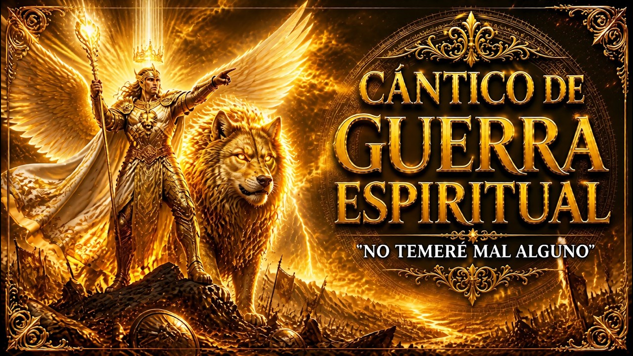 🔥 ¡NO TEMERÉ MAL ALGUNO! Canto de Guerra Espiritual | Salmo 23:4