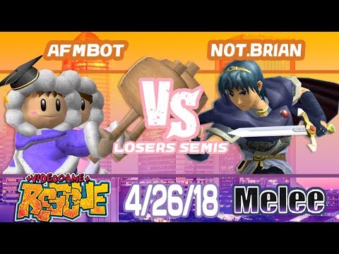 Jax Smash Weekly 4/26 - Afmbot(ICs) vs. Not.Brian(Marth, Fox) Losers Semis