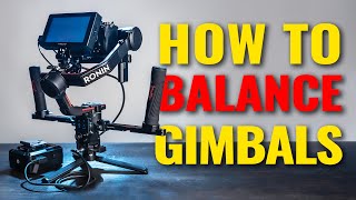 How To Balance A Gimbal - 3Axis Camera Gimbal Balancing Tutorial