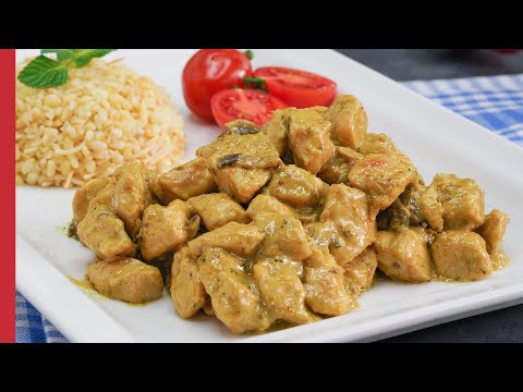 Creamy Chicken Mushroom Recipe 😋 Chicken with Creamy Mushroom Curry Sauce
