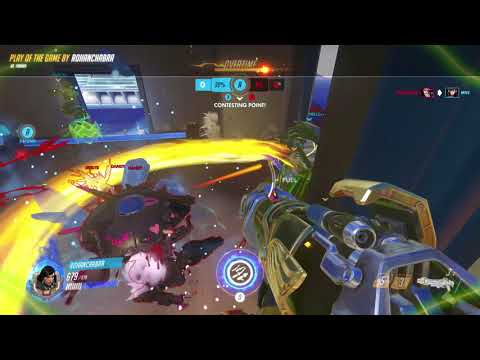 Gold Pharah One Trick - Crazy Play of the Game - Climb to Diamond!