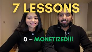 0 to MONETIZATION while working full-time: 7 HONEST LESSONS
